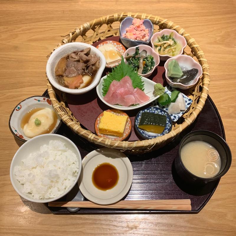 10種のおばんざい御膳(小割烹おはし 六本木)