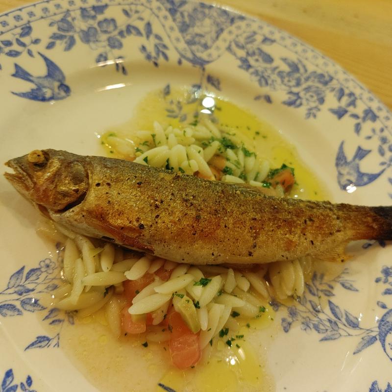 鮎のコンフィ(Le Bois)