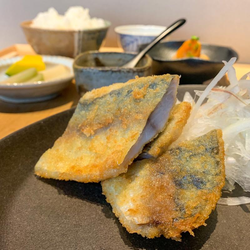 アジフライ御膳(炭火割烹 麻布龍土町)