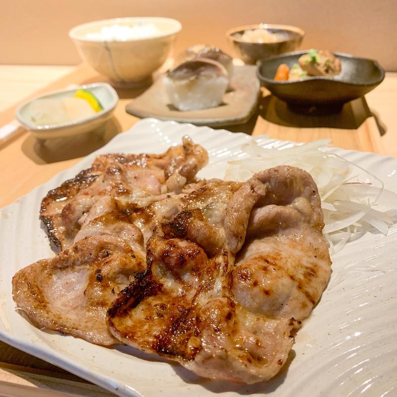 豚ロース生姜焼き御膳(炭火割烹 麻布龍土町)