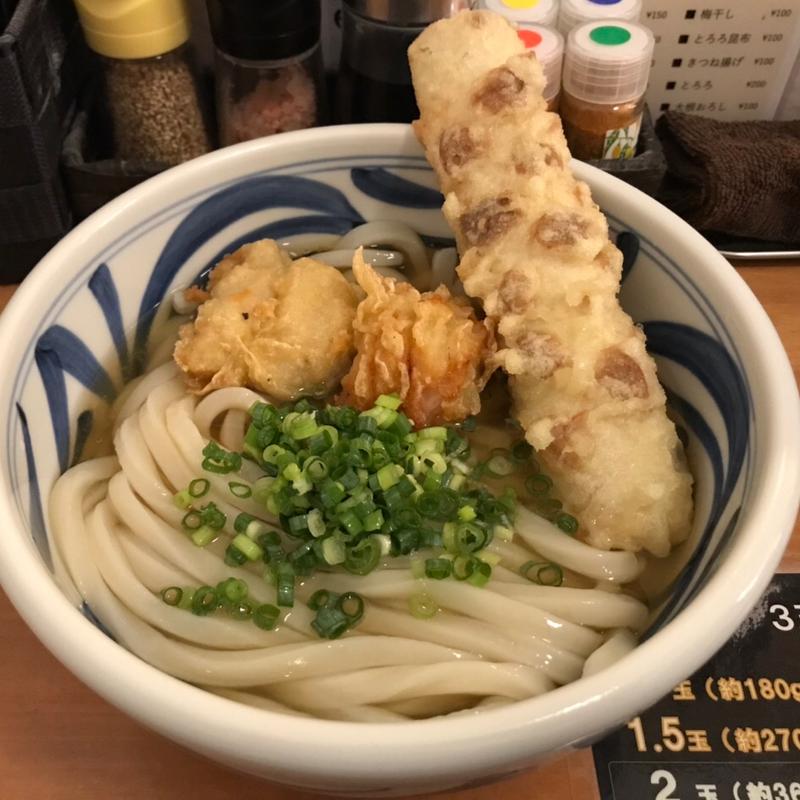 とり天うどん(麺匠 釜善（KAMAYOSHI）)