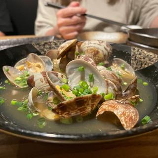 あさりの酒差し(炭焼焼鳥ひのてつ小川町店 from San Diego)