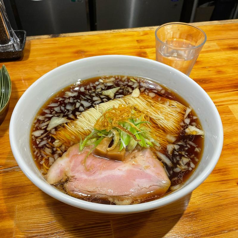 特大玉葱中華そば（醤油）(shibasakitei+)