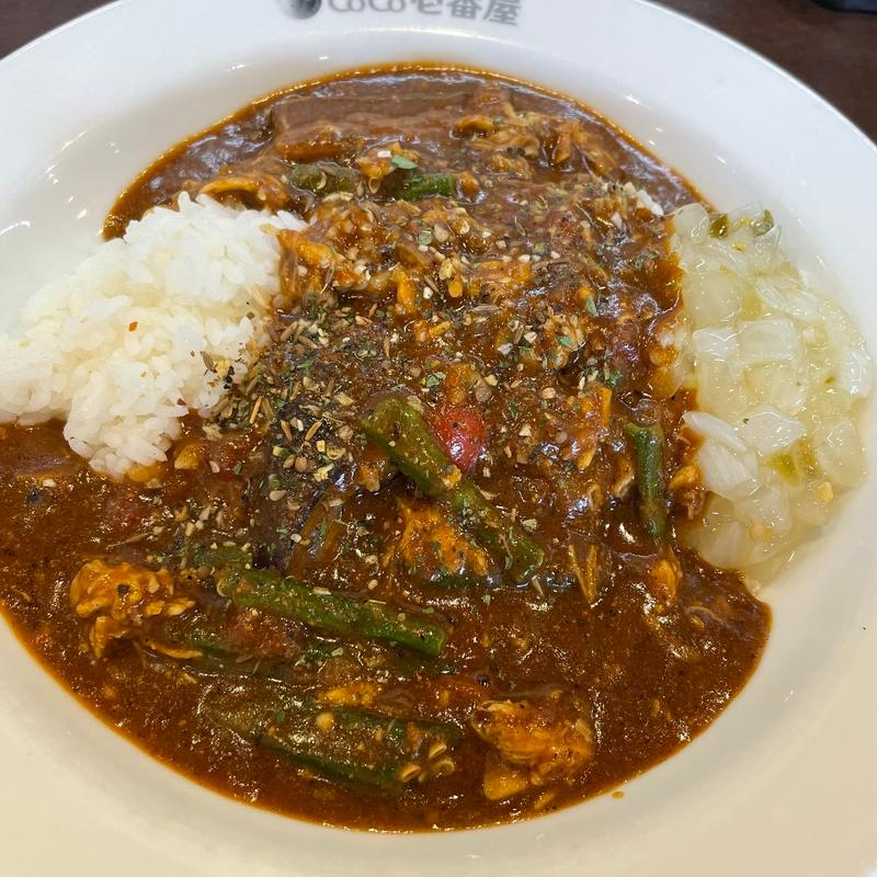 チキンと夏ベジのスパイスカレー (CoCo壱番屋 奈良藤ノ木台店 （ココイチバンヤ）)