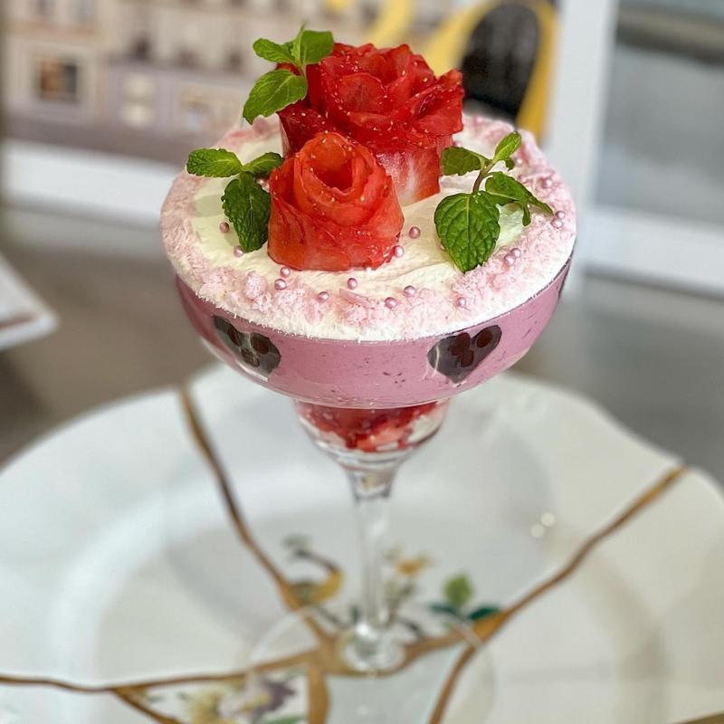 strawberry parfait(cafe attmos)