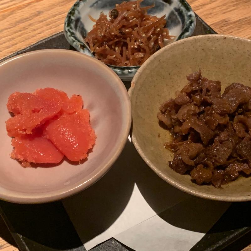 飯のあて三種(ごはんや一芯 代官山)