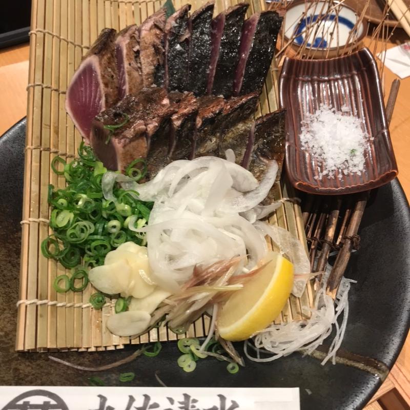 かつおの藁焼き(土佐清水ワールド 上野店)