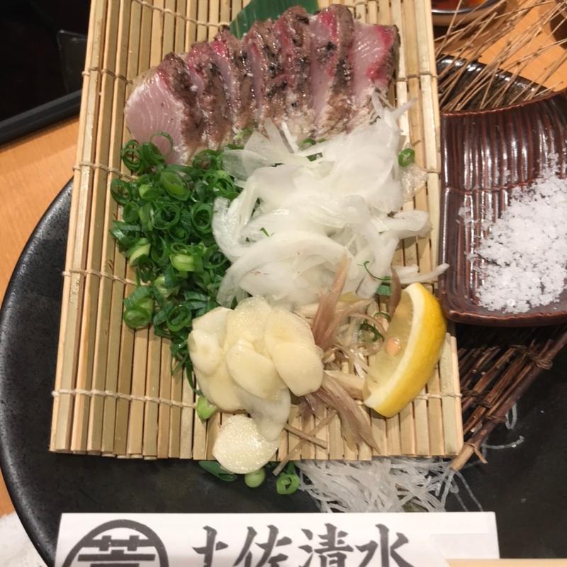 宿毛ぶりの藁焼き定食(土佐清水ワールド 上野店)