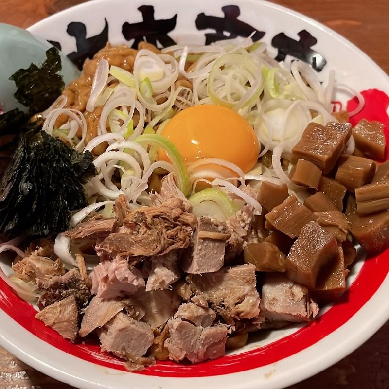 油そば 特盛(竹本商店☆つけ麺開拓舎 )