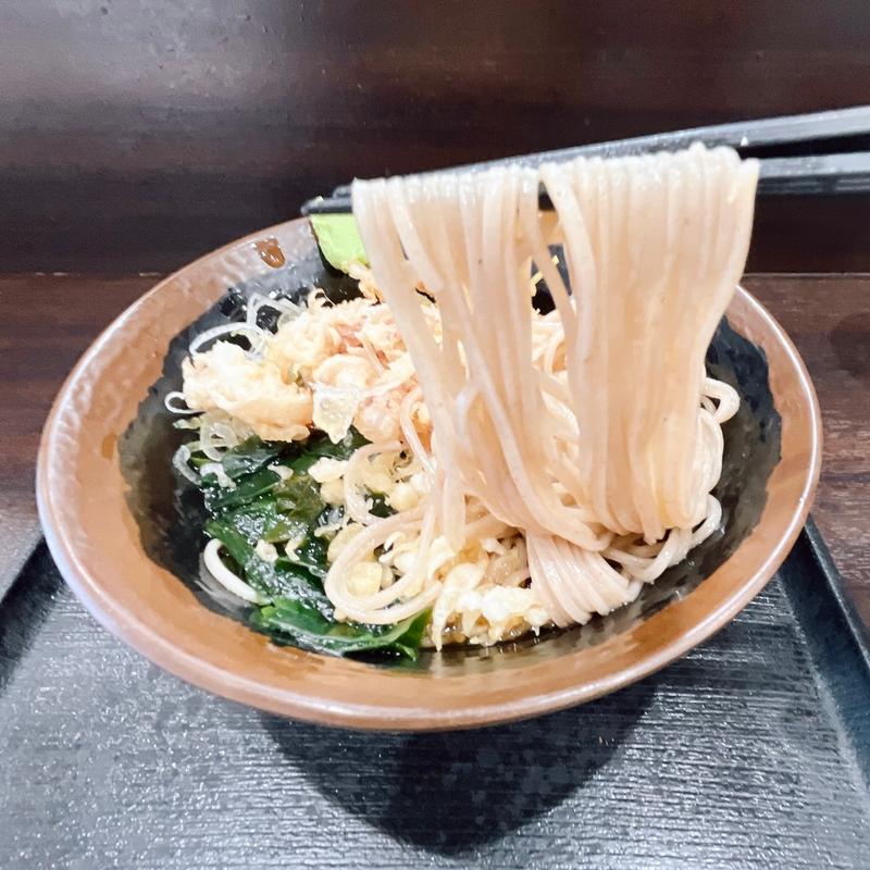 冷したぬきそば(峠の蕎麦 )