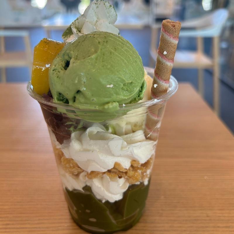 抹茶パフェ(とにまる 茶づな本店)