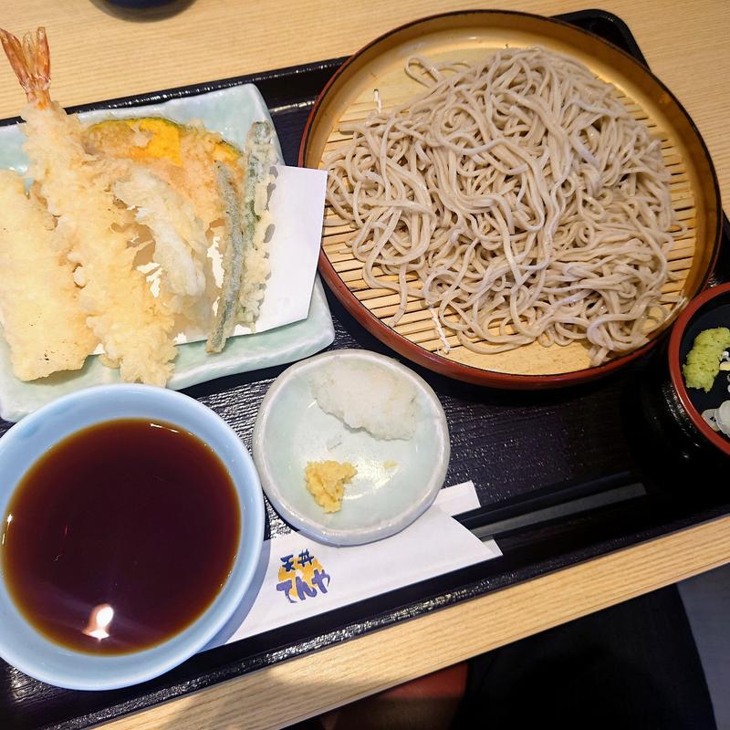 天ぷらそば(冷)(天丼てんや 諏訪店 )