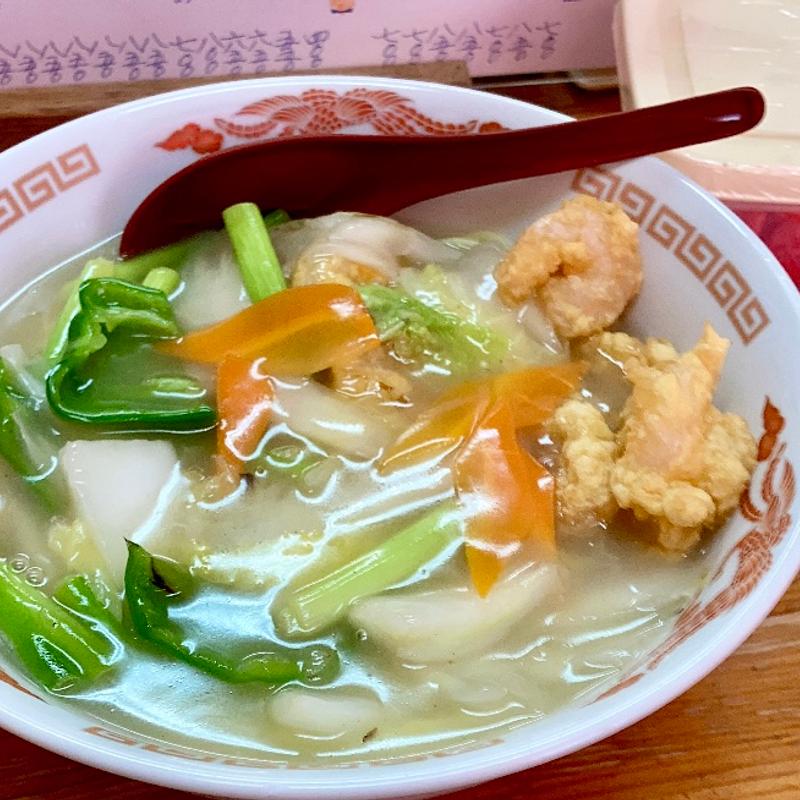 天ぷらそば(中国料理 若水)