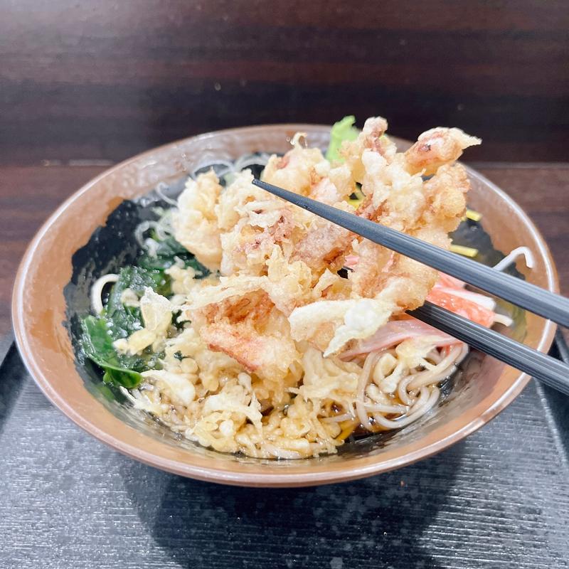 ゲソ天(トッピング)(峠の蕎麦 )