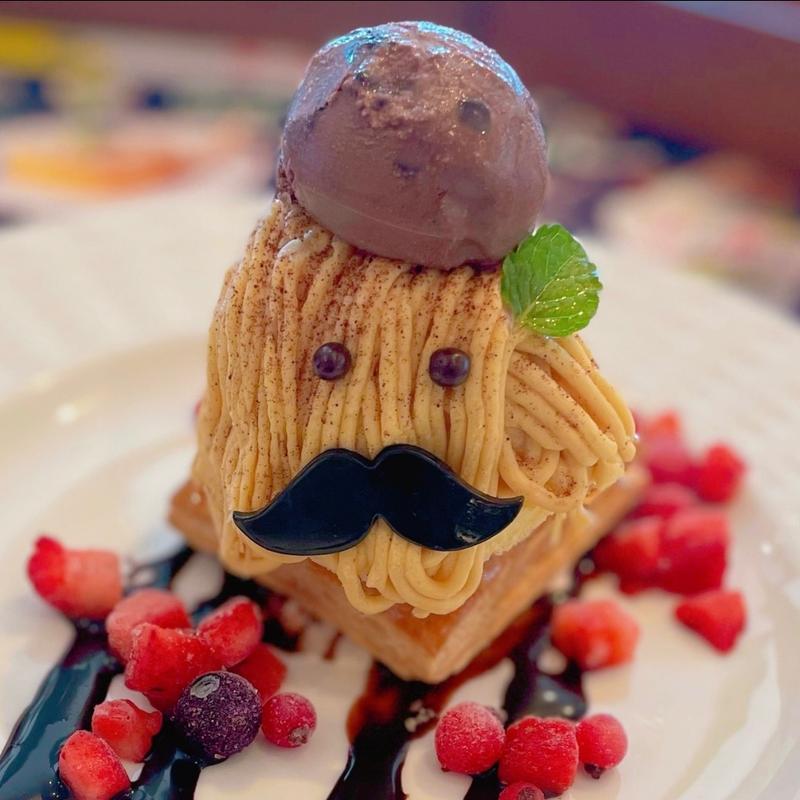 和栗のムッシュ・モンブラン(ココス 田無店)