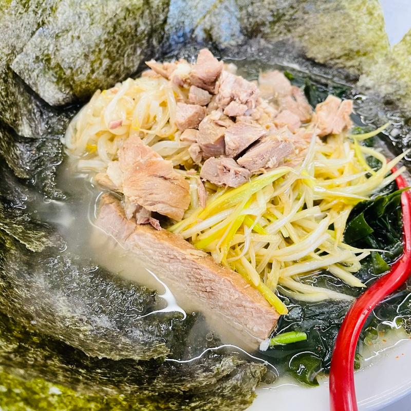 塩ラーメン＋ネギ＋海苔＋わかめ＋もやし(ラーメンショップ 122号騎西店)