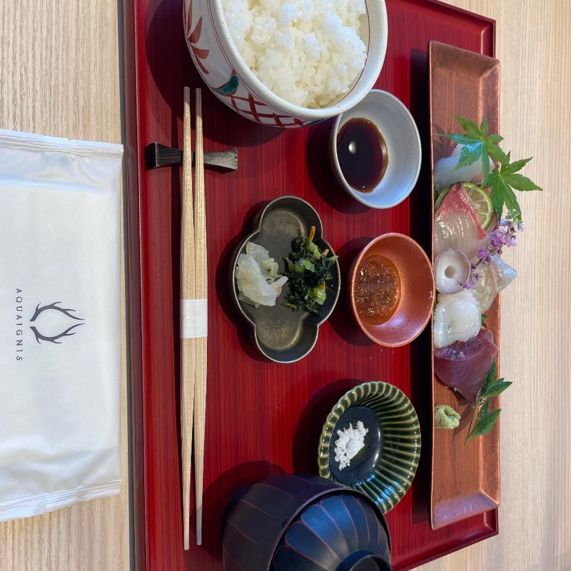 お造り御膳(笠庵　賛否両論(アクアイグニス仙台))