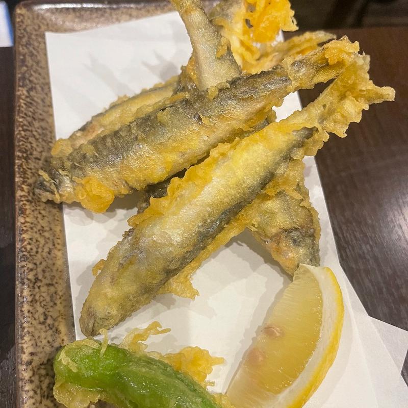稚鮎の天ぷら(料理屋 澄花)