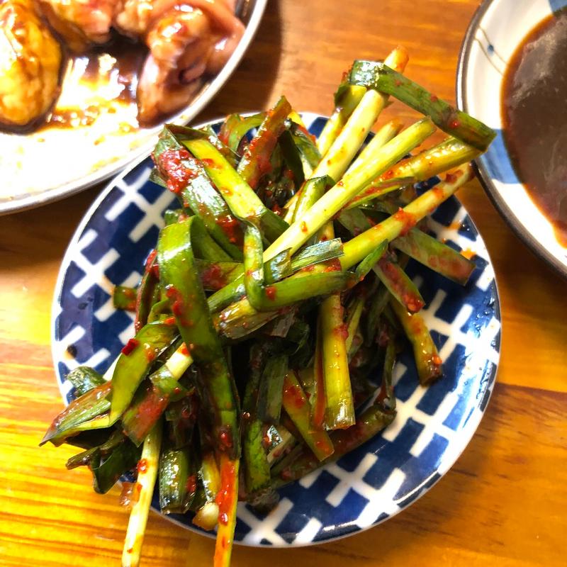 ニラキムチ(スタンド 八とり)