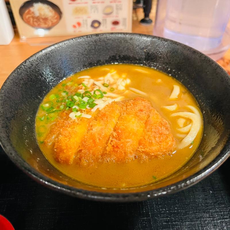 チーズ海老カツカレーうどん(鐘壱 )