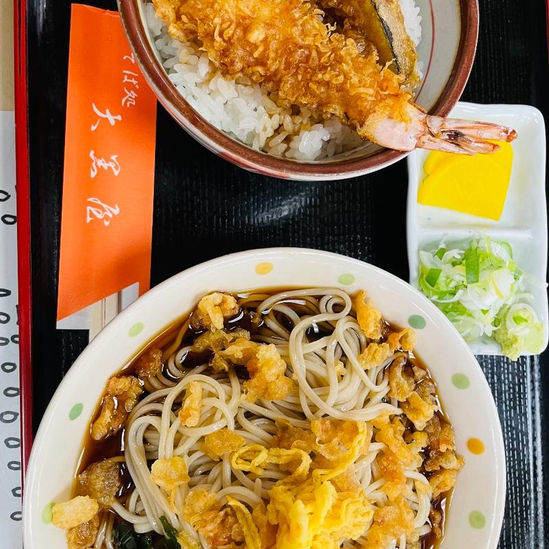 冷したぬきそば(大黒屋)