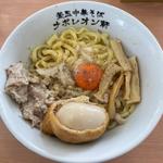 リッチチャーシュー＆メンマ入り　釜玉（並）
