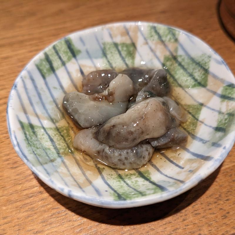 佐渡産青ナマコ(鮨いさお)