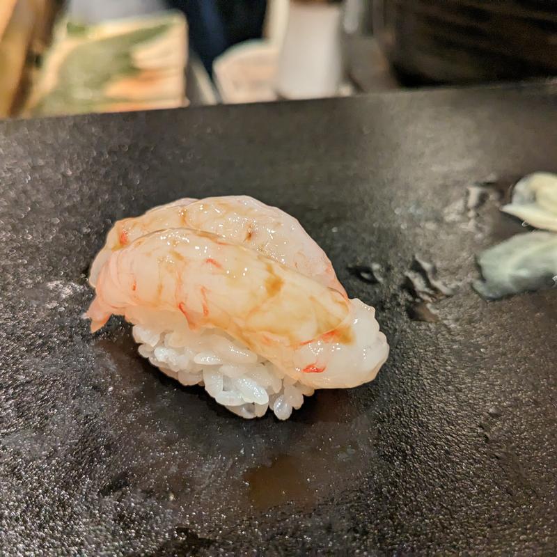 ボタン海老(鮨いさお)