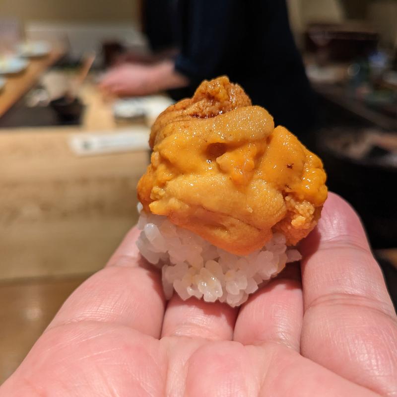 釧路産バフンウニ(鮨いさお)