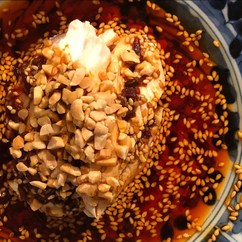 よだれ蒸し鶏(タイガーテーブル 銀座コリドー街)