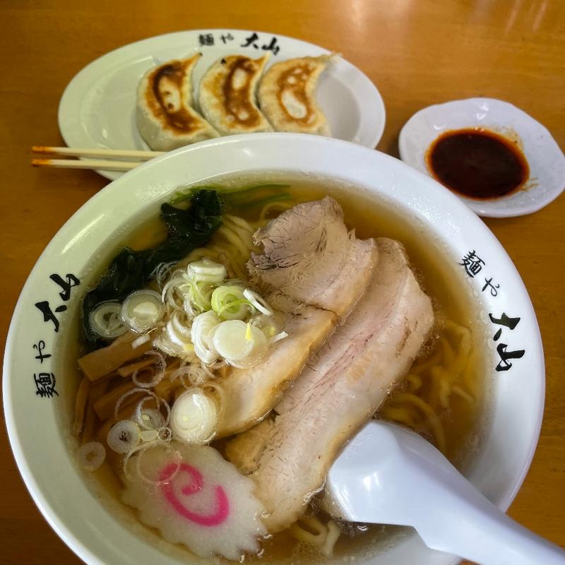 らーめん(青竹手打ちラーメン麺や大山)