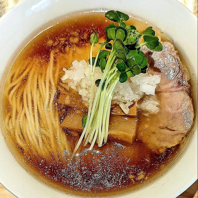 煮干しそば(中華そばまるじ)