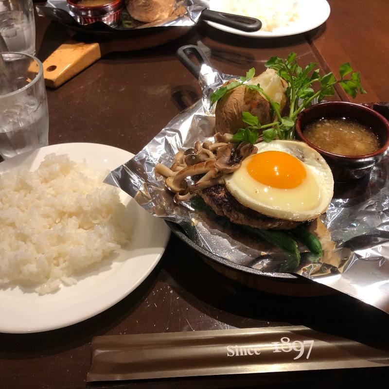 和風ハンバーグステーキ(グリルキャピタル東洋亭 新大阪店 TOUYOUTEI)