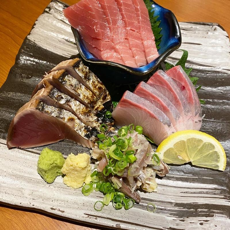 春の3種盛り合わせ(魚の飯 調布店)
