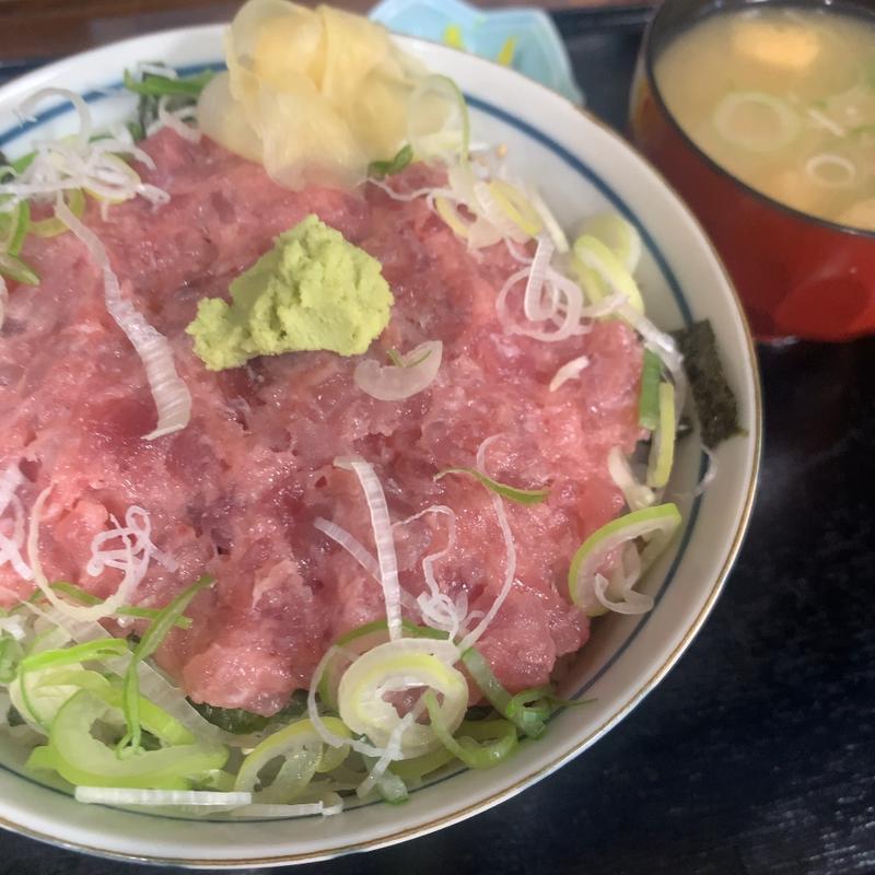 まぐろ中落ち丼(まぐろ屋本家)