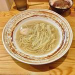 ホタテバターの彩り塩味&白ごはん&替玉(らーめん 彩哲 ～isato～)