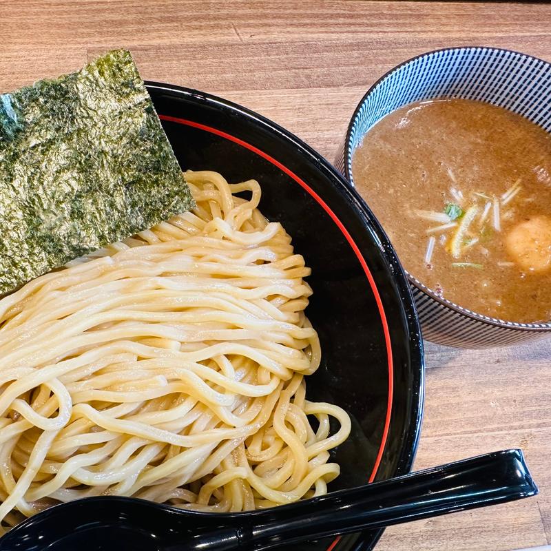 味玉入り魚介豚骨つけ麺 (麺屋しりとり 天理店)