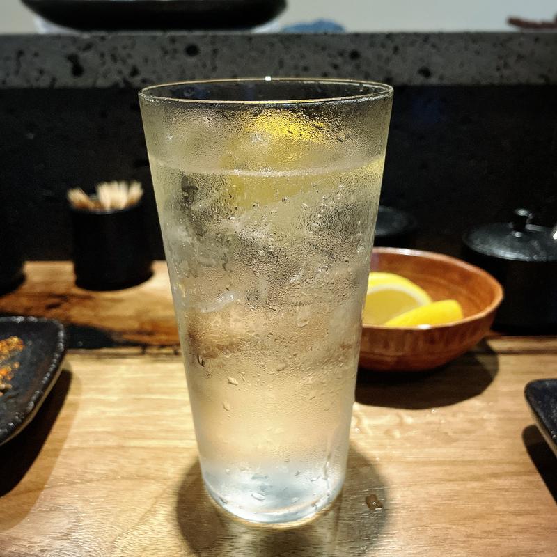 レモンサワー(焼き鳥 かみむら 渋谷本店)