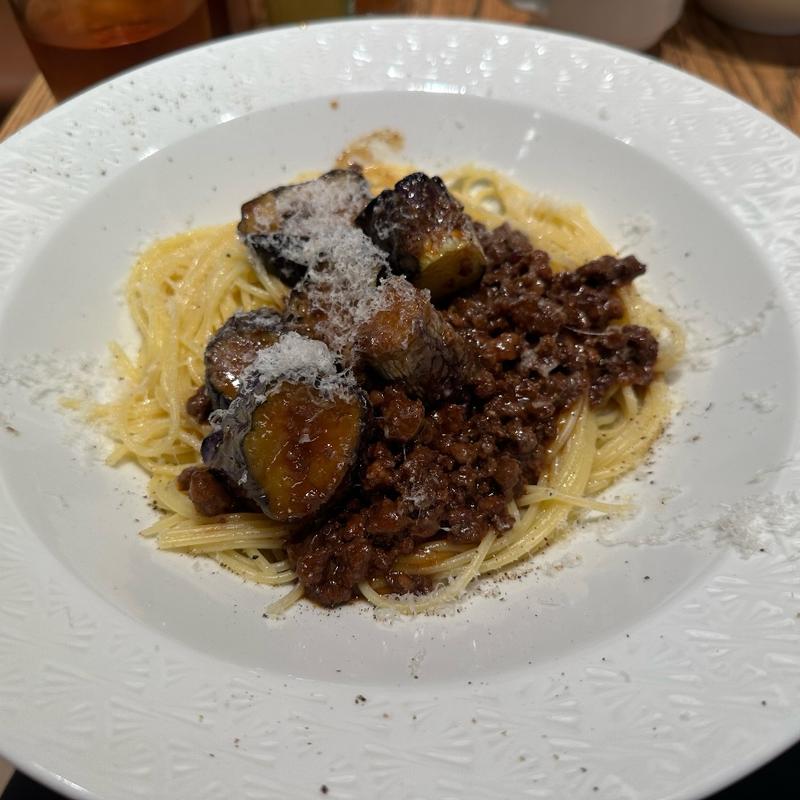 茄子ポロネーゼ(MOM&POP SPAGHETTI'S)