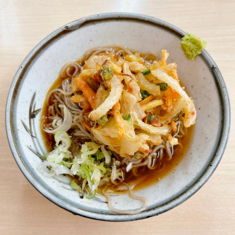 かき揚げそば(冷)(立ち喰い 雑賀屋)