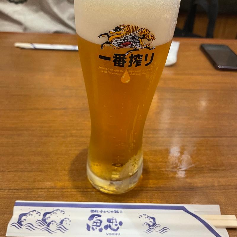 生中(回転さかなや鮨　魚忠 今池店 （うおちゅう）)