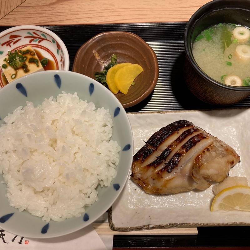 銀鱈味噌定食(はかた天乃 KITTE 博多店)
