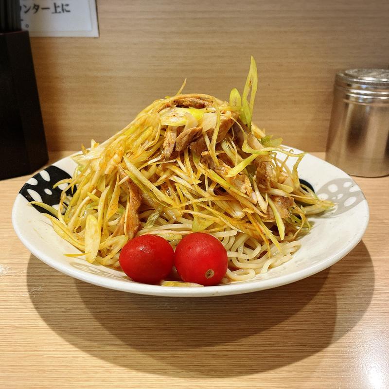 冷やしネギチャーシュー麺 ゴマ味（辛口）(らーめん田丸 （たまる）)