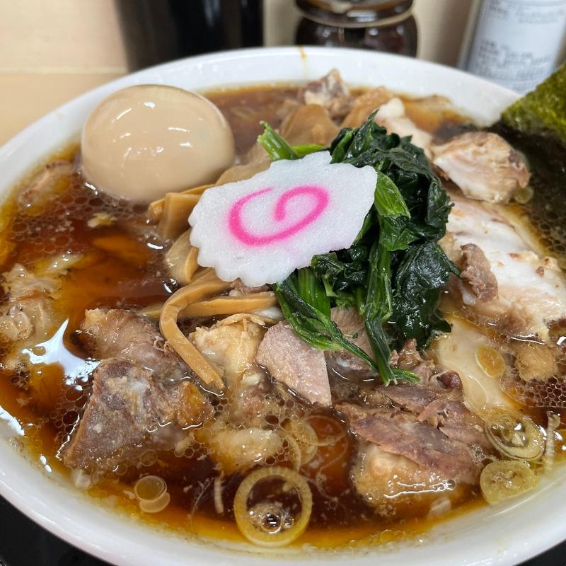 特製チャーシュー麺(新潟長岡生姜醤油らーめん みずさわ 与野本町店)