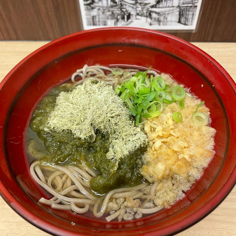 とろろそば(肉そばとおにぎり 一のや アキバトリム店)