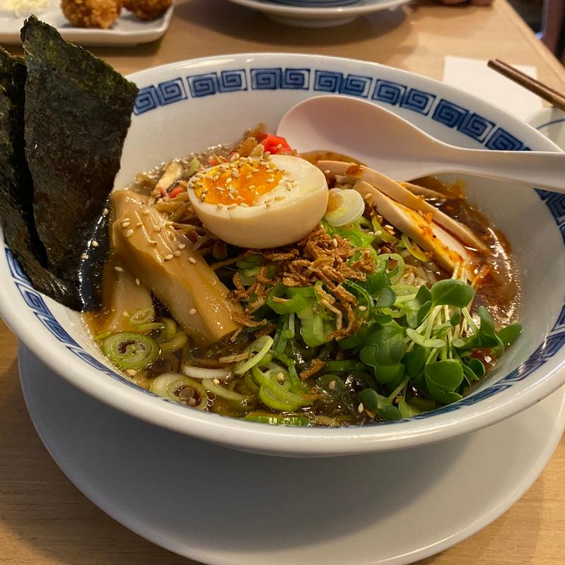 冷やしラーメン(山形中華そば ろっかく)