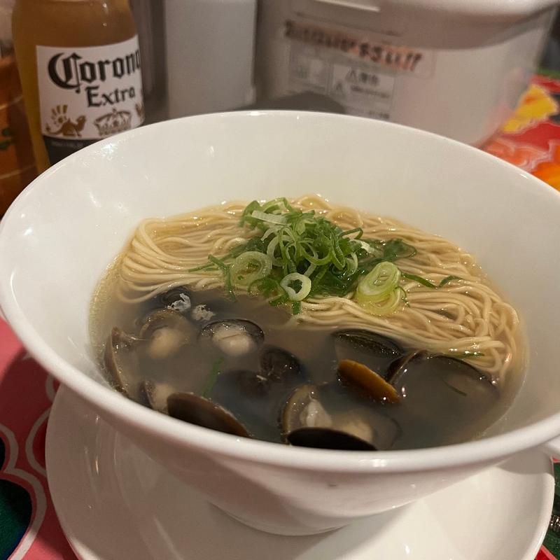 しじみラーメン(ペペラーメン)