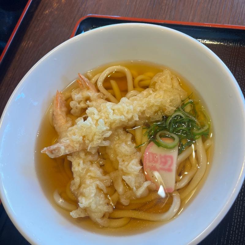 海老天ぷらうどん(得得 京都洛西店 （とくとく）)