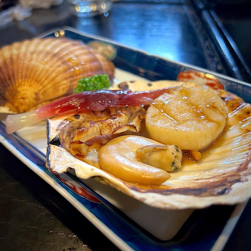 活ほたて貝焼(2枚)(魚がし 長町店 )