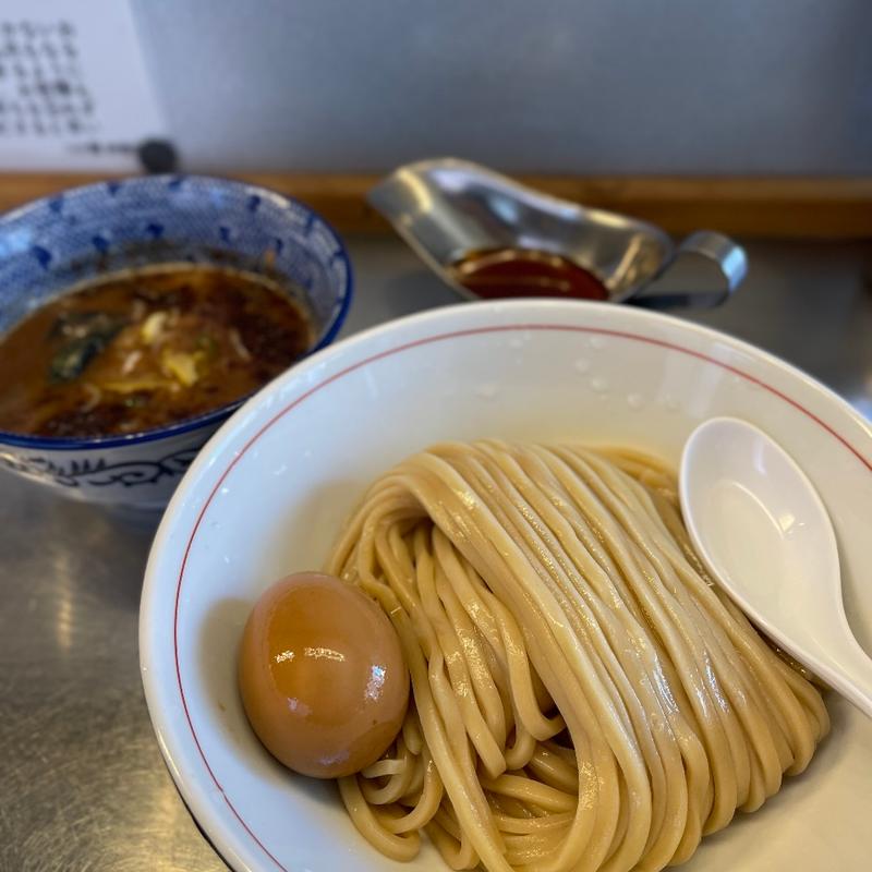 味玉つけ麺 カレールー付き(つけ麺 神儺祁（ジンダギ）)